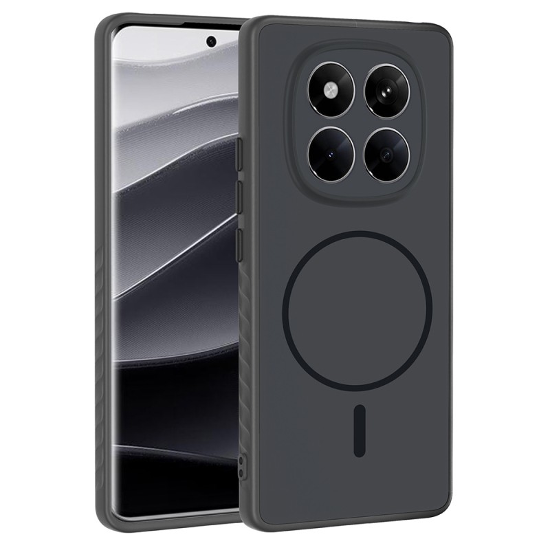 Xiaomi Redmi Note 14 Pro 4G Kılıf M-safe Şarj Özellikli Zore Tea Kapak - 4