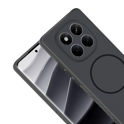 Xiaomi Redmi Note 14 Pro 4G Kılıf M-safe Şarj Özellikli Zore Tea Kapak - 12
