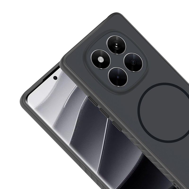 Xiaomi Redmi Note 14 Pro 4G Kılıf M-safe Şarj Özellikli Zore Tea Kapak - 12