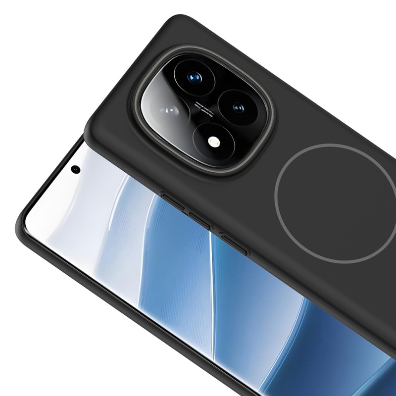 Xiaomi Redmi Note 14 Pro 4G Kılıf M-safe Şarj Özellikli Zore Ruby Sert Kapak - 8