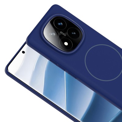 Xiaomi Redmi Note 14 Pro 4G Kılıf M-safe Şarj Özellikli Zore Ruby Sert Kapak - 14