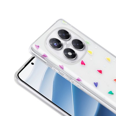 Xiaomi Redmi Note 14 Pro 4G Kılıf Şeffaf Figürlü Zore Folk Sert Kapak - 13