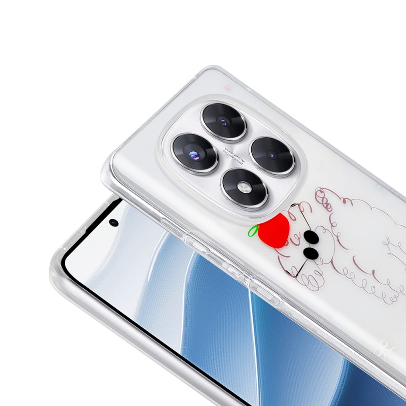 Xiaomi Redmi Note 14 Pro 4G Kılıf Şeffaf Figürlü Zore Folk Sert Kapak - 12