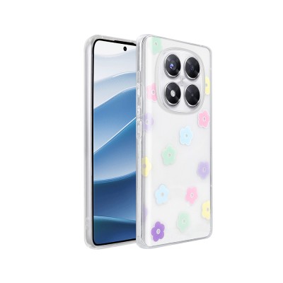Xiaomi Redmi Note 14 Pro 4G Kılıf Şeffaf Figürlü Zore Folk Sert Kapak - 3