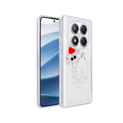 Xiaomi Redmi Note 14 Pro 4G Kılıf Şeffaf Figürlü Zore Folk Sert Kapak - 2