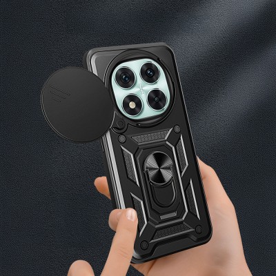 Xiaomi Redmi Note 14 Pro 5G Case Magnetic Stand Camera Protected Zore Sliding Vega Cover - 7