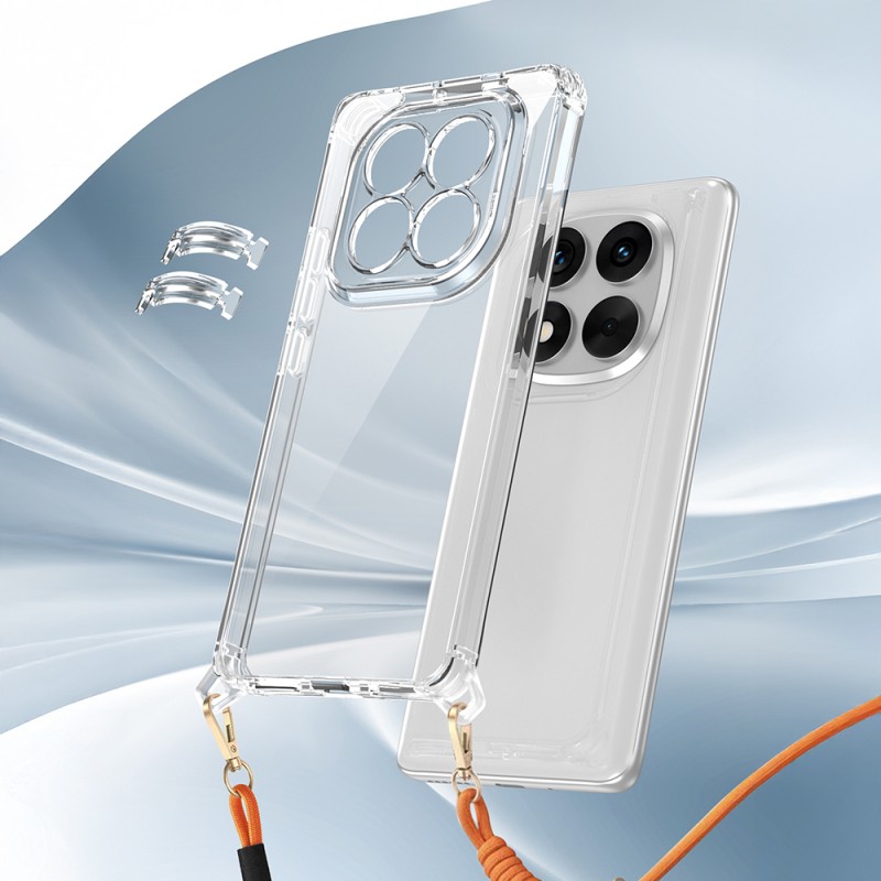 Xiaomi Redmi Note 14 Pro 5G Kılıf Airbagli Takılabilir Askı Aparatlı Zore Snap Silikon Kapak - 9