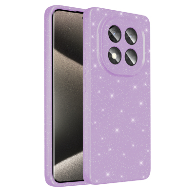 Xiaomi Redmi Note 14 Pro 5G Kılıf Kamera Korumalı Simli Lüks Zore Koton Kapak - Zore