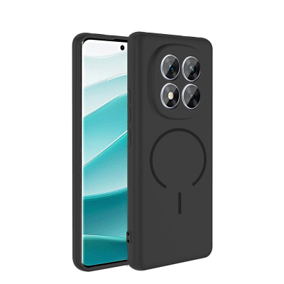 Xiaomi Redmi Note 14 Pro 5G Kılıf M-safe Şarj Özellikli Zore Meta Kapak - Zore