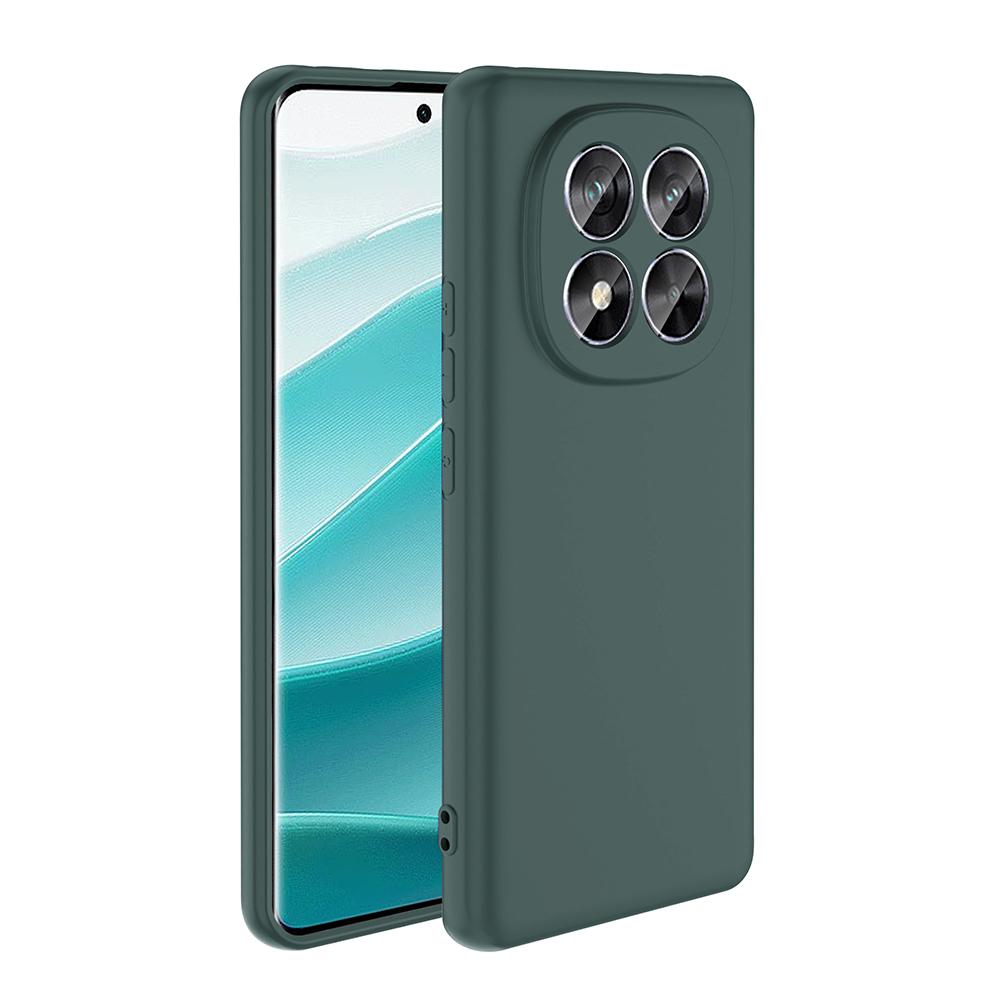 Xiaomi Redmi Note 14 Pro Plus Kılıf Zore Mara Lansman Kapak - Koyu Yeşil