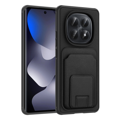 Xiaomi Redmi Note 15 4G Case with Card Holder TPU Zore Bikart Cover - Zore