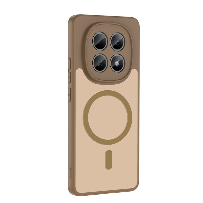 Xiaomi Redmi Note 15 5G Case with M-safe Charging Feature, Zore Flat Cover - 7