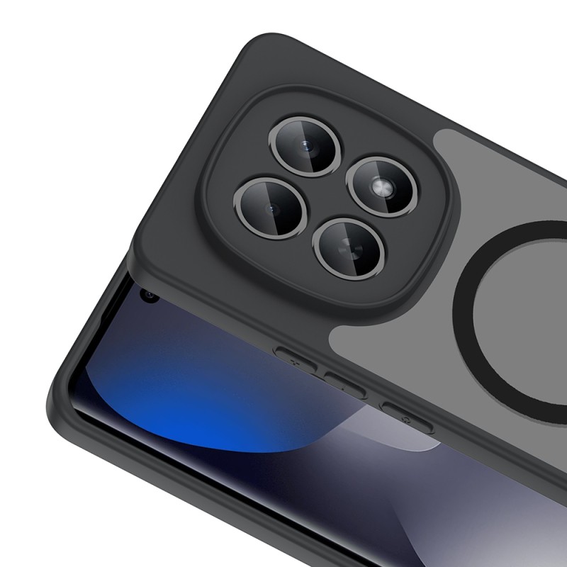 Xiaomi Redmi Note 15 5G Case with M-safe Charging Feature, Zore Flat Cover - 12