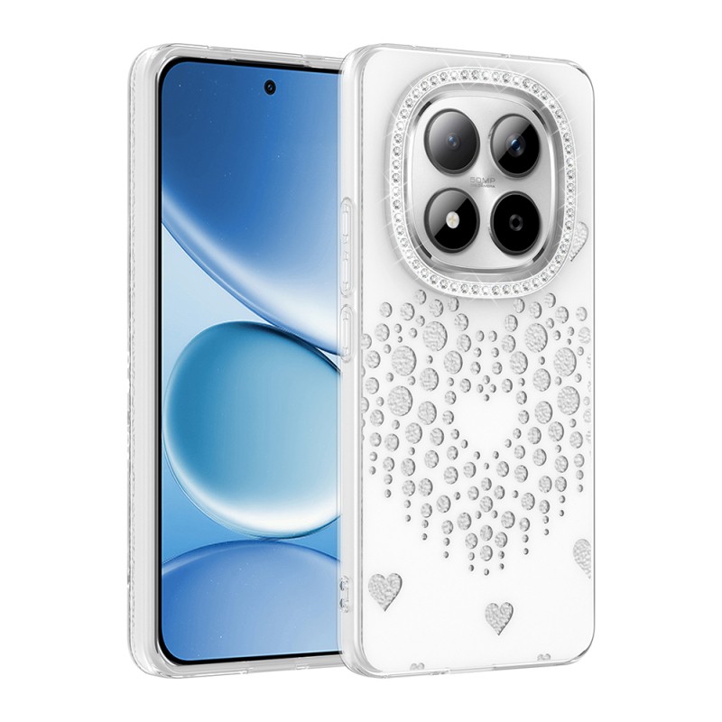 Xiaomi Redmi Note 15 Pro 4G Kılıf Damla Taşlı Zore Rivas Sert PC Kapak - 1