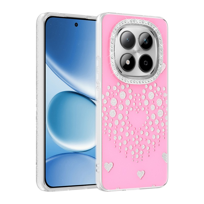 Xiaomi Redmi Note 15 Pro 4G Kılıf Damla Taşlı Zore Rivas Sert PC Kapak - 3