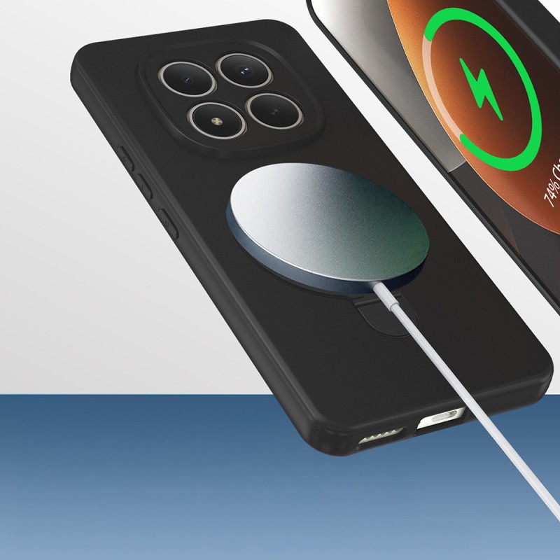 Xiaomi Redmi Note 15 Pro 4G Kılıf M-safe Şarj Özellikli Standlı Zore Samara Kapak - 8