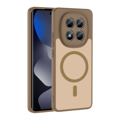 Xiaomi Redmi Note 15 Pro 5G Case with M-safe Charging Feature Zore Flat Cover - Zore