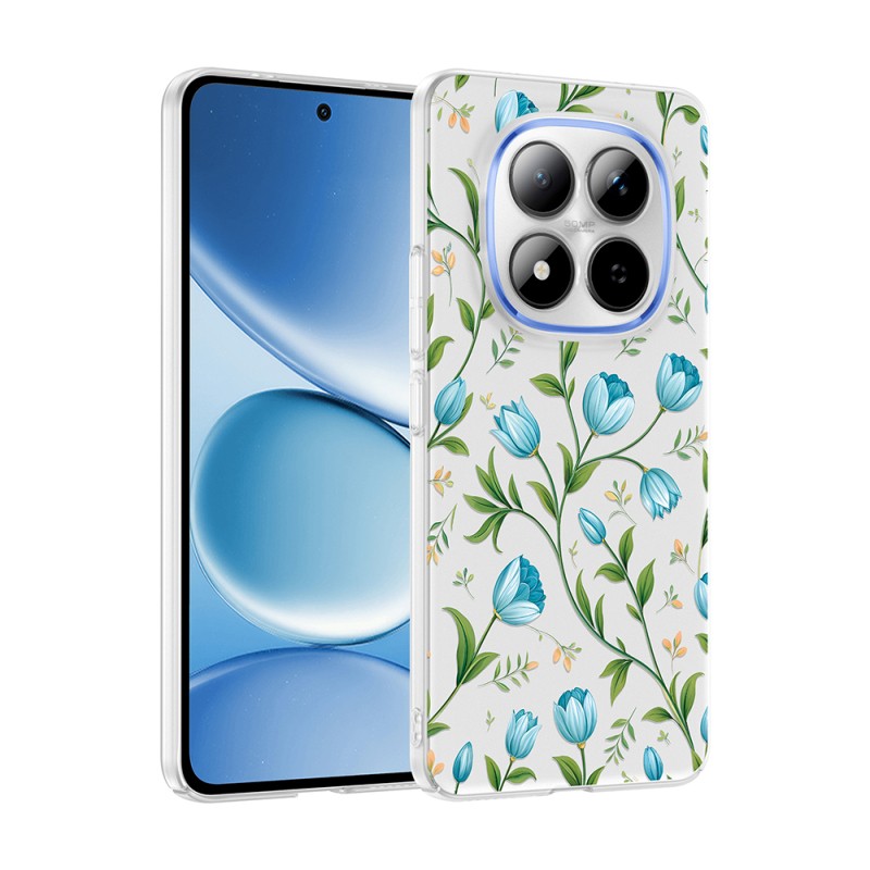 Xiaomi Redmi Note 15 Pro Plus Case with Camera Protector, Patterned Zore Clip Cover - 2