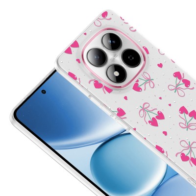 Xiaomi Redmi Note 15 Pro Plus Case with Camera Protector, Patterned Zore Clip Cover - 11