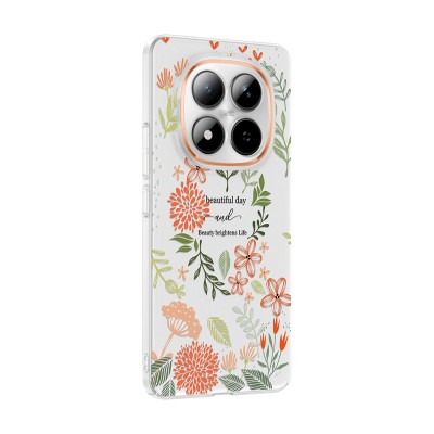 Xiaomi Redmi Note 15 Pro Plus Case with Camera Protector, Patterned Zore Clip Cover - 8