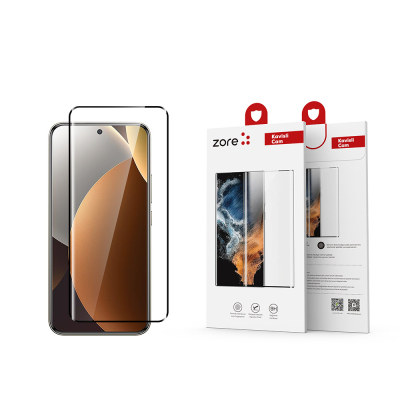Xiaomi Redmi Note 15 Pro Plus Zore Full Adhesive Tempered Glass Screen Protector - Zore