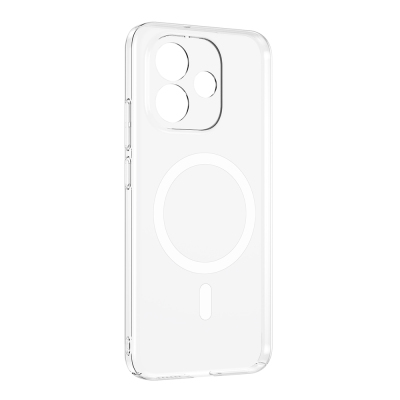 Xiaomi Redmi Note 17 Case M-Safe Charging Feature Zore London Transparent Camera Protection Hard PC Cover - 3