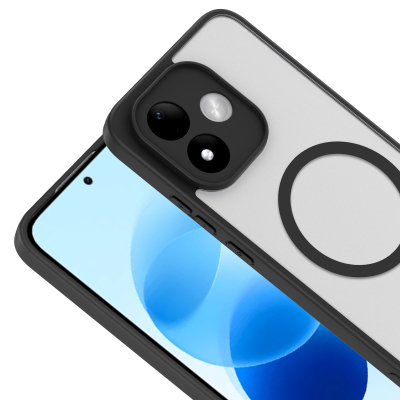 Xiaomi Redmi Note 17 Case Zore M-Safe Charging Feature Babet Cover - 10