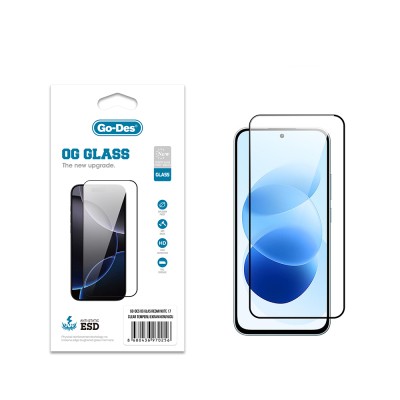 Xiaomi Redmi Note 17 Go Des OG Glass Antistatik Temperli Cam Ekran Koruyucu - Go Des