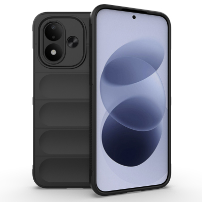 Xiaomi Redmi Note 17 Kılıf Esnek TPU Oyuklu Arka Yüzey Tasarımlı Zore Etnik Silikon Kapak - Zore
