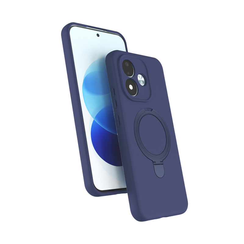 Xiaomi Redmi Note 17 Kılıf M-safe Şarj Özellikli Standlı Zore Samara Kapak - 1