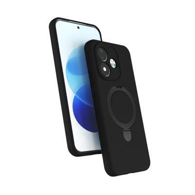 Xiaomi Redmi Note 17 Kılıf M-safe Şarj Özellikli Standlı Zore Samara Kapak - 2