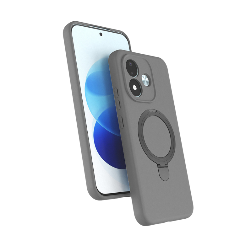 Xiaomi Redmi Note 17 Kılıf M-safe Şarj Özellikli Standlı Zore Samara Kapak - 5