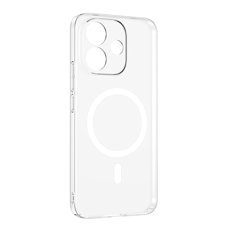 Xiaomi Redmi Note 17 Pro Case M-Safe Charging Feature Zore London Transparent Camera Protection Hard PC Cover - 3