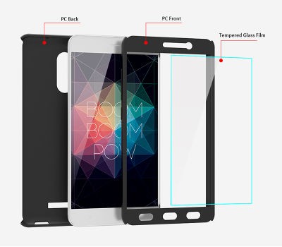 Xiaomi Redmi Note 4X Kılıf Zore 360 3 Parçalı Rubber Kapak - 2