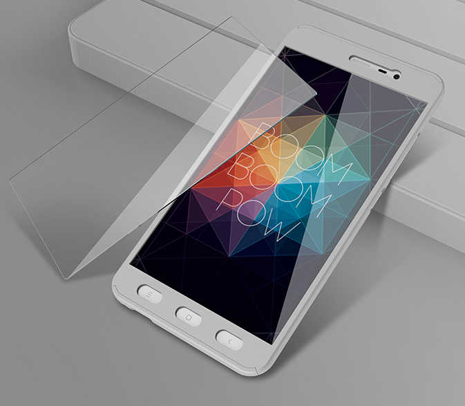 Xiaomi Redmi Note 4X Kılıf Zore 360 3 Parçalı Rubber Kapak - Gri