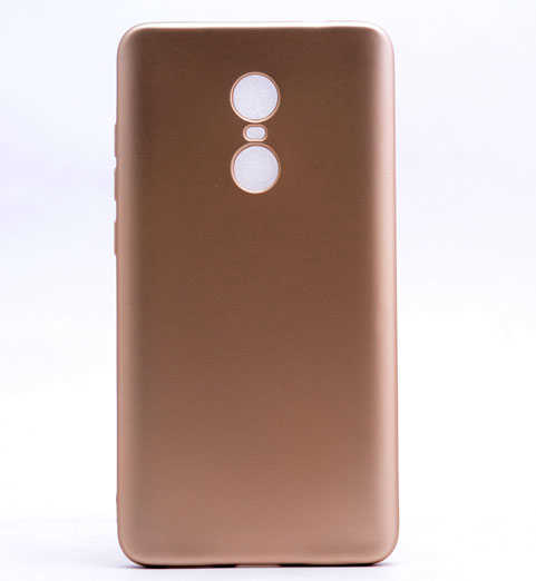 Xiaomi Redmi Note 4X Kılıf Zore Premier Silikon Kapak - Gold