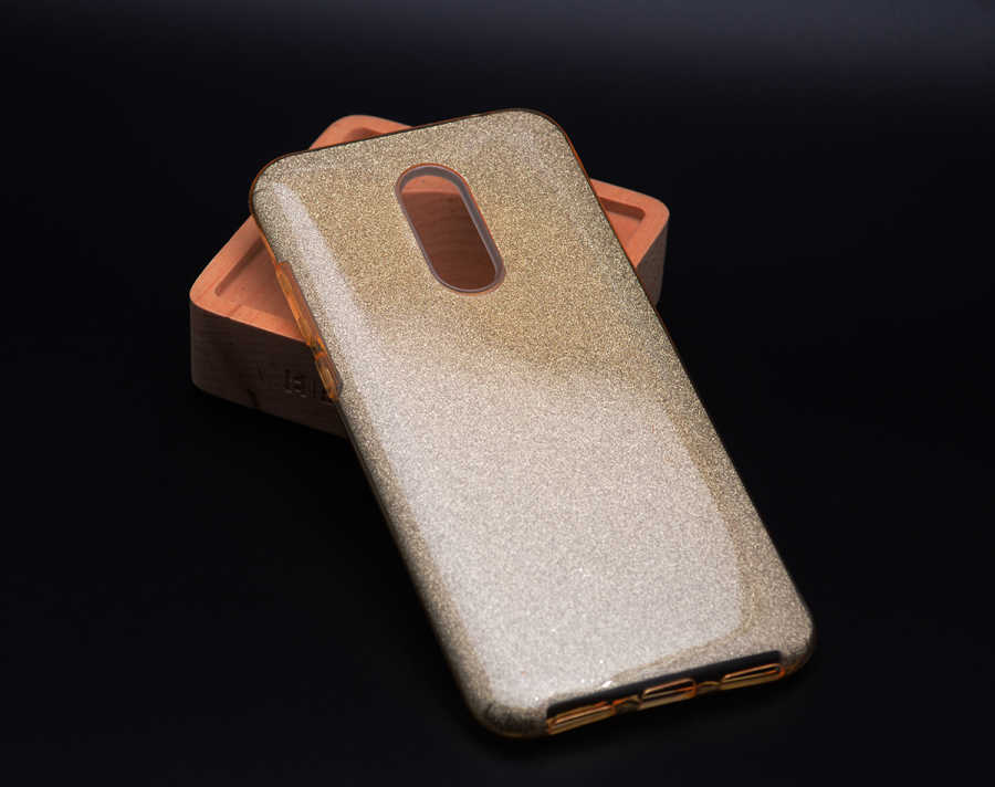 Xiaomi Redmi Note 4X Kılıf Zore Shining Silikon - Gold