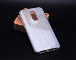 Xiaomi Redmi Note 4X Kılıf Zore Shining Silikon Gümüş
