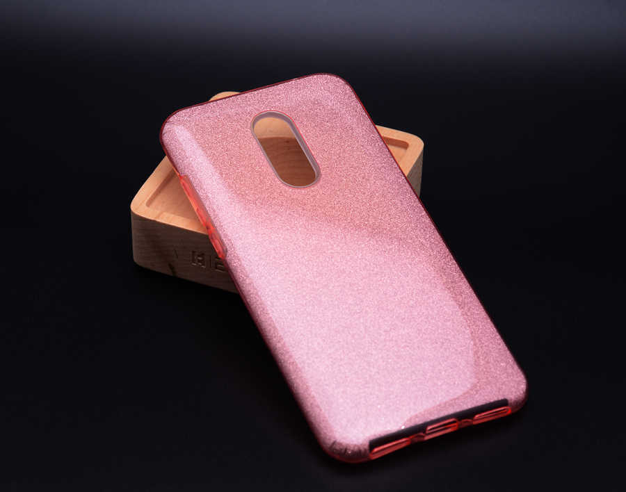 Xiaomi Redmi Note 4X Kılıf Zore Shining Silikon - Rose Gold