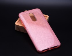 Xiaomi Redmi Note 4X Kılıf Zore Shining Silikon Rose Gold