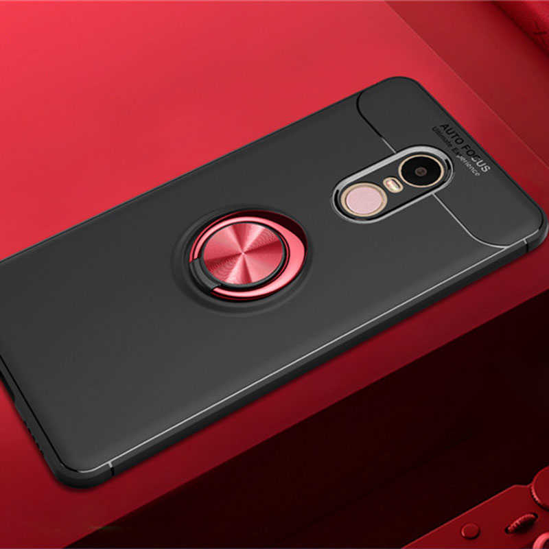 Xiaomi Redmi Note 4X Kılıf Zore Ravel Silikon Kapak - Siyah-Kırmızı