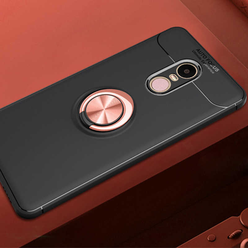 Xiaomi Redmi Note 4X Kılıf Zore Ravel Silikon Kapak - Siyah-Rose Gold