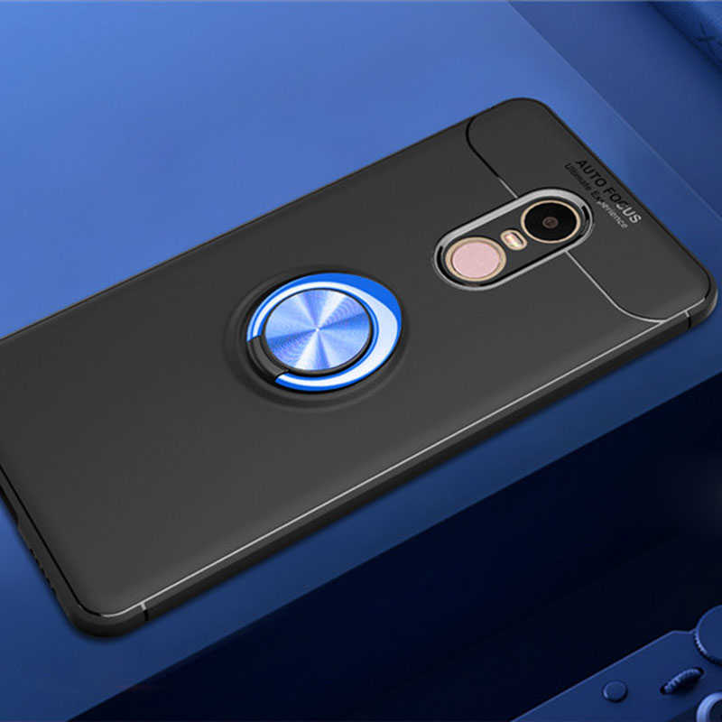 Xiaomi Redmi Note 4X Kılıf Zore Ravel Silikon Kapak - Siyah-Mavi