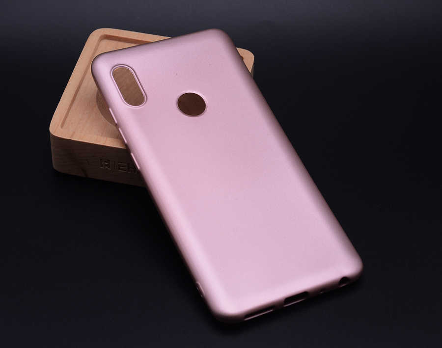 Xiaomi Redmi Note 5 Pro Kılıf Zore Premier Silikon Kapak - Rose Gold