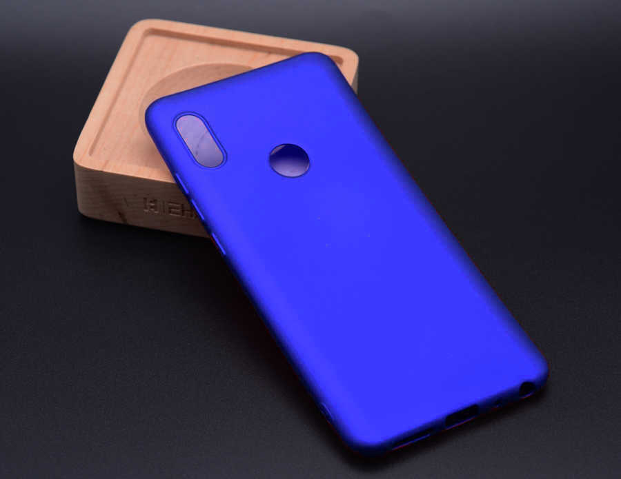 Xiaomi Redmi Note 5 Pro Kılıf Zore Premier Silikon Kapak - Saks Mavi