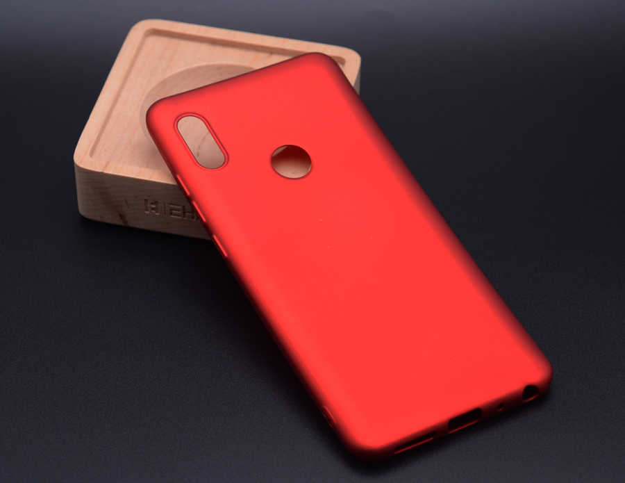 Xiaomi Redmi Note 5 Pro Kılıf Zore Premier Silikon Kapak - Kırmızı