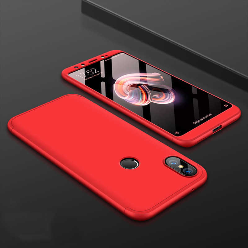 Xiaomi Redmi Note 5 Pro Kılıf Zore Ays Kapak - Kırmızı