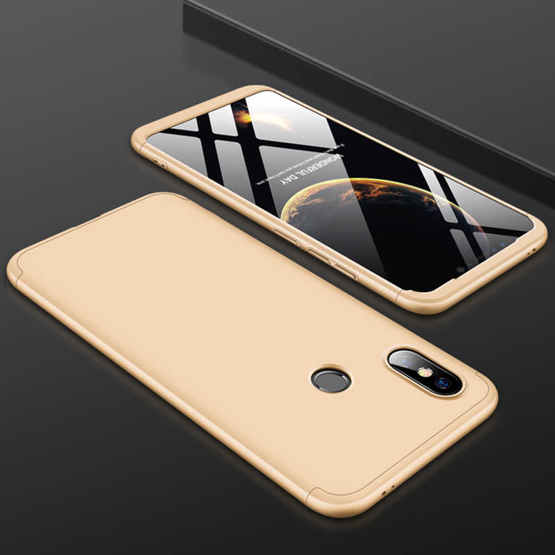 Xiaomi Redmi Note 5 Pro Kılıf Zore Ays Kapak - Gold