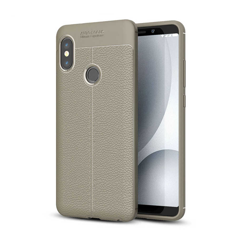 Xiaomi Redmi Note 5 Pro Kılıf Zore Niss Silikon Kapak - Gri