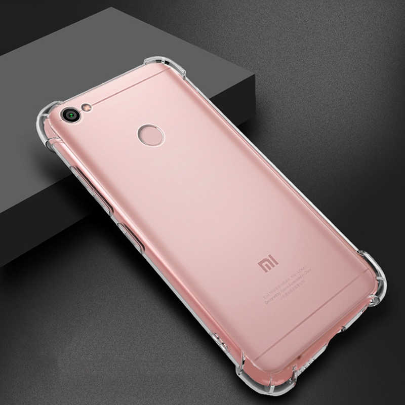 Xiaomi Redmi Note 5A Kılıf Zore Nitro Anti Shock Silikon - Renksiz
